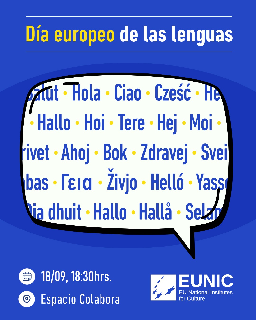 Día Europeo de las lenguas